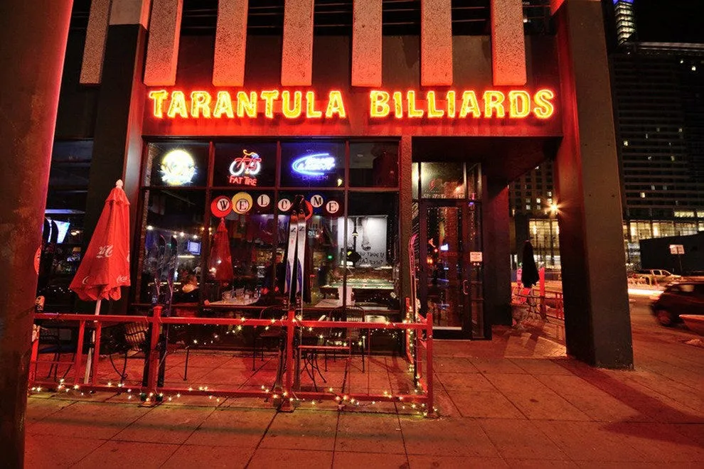 16402 tarantula billiard bar food and drinks