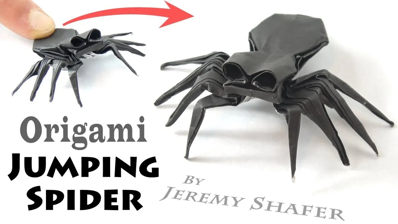 16495 origami spider tarantula assembly