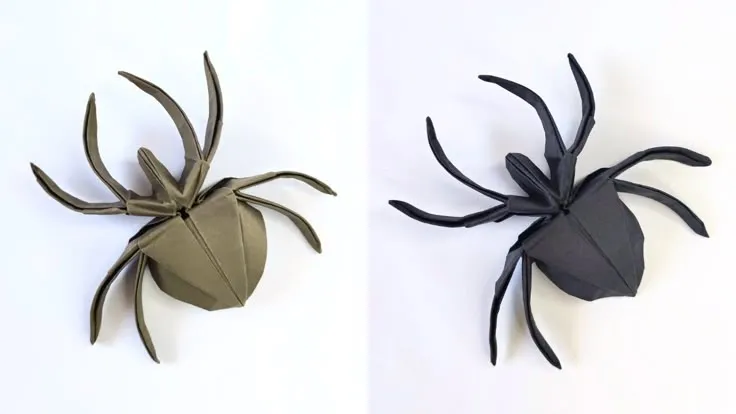 16495 origami spider tarantula detail add
